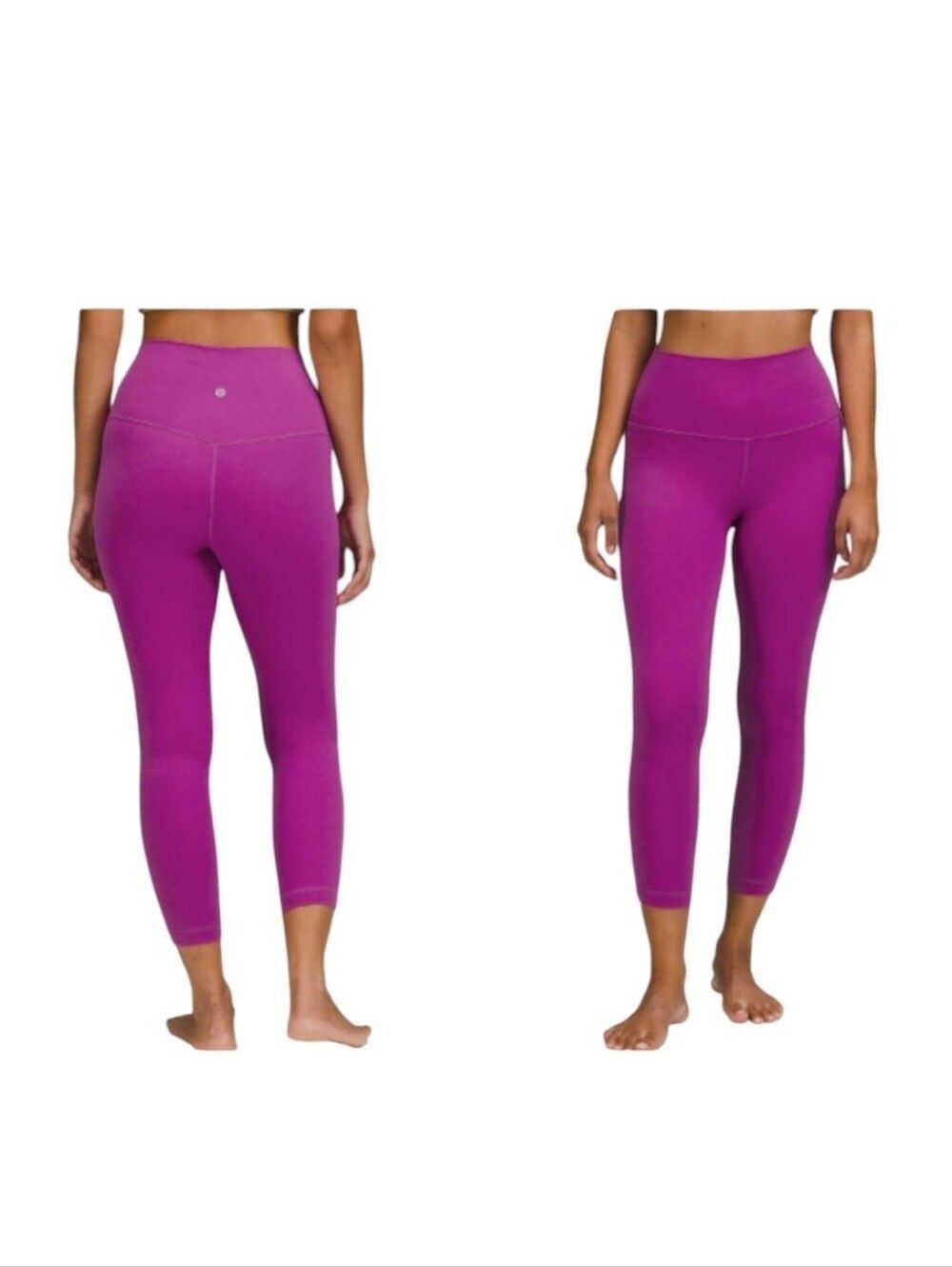 Lululemon Align High-Rise Crop Leggings Vivid Plum Purple Size 14